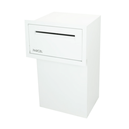 Sandleford 86cm White Matte Parcel Letterbox, Weather Resistant, Secure Locking