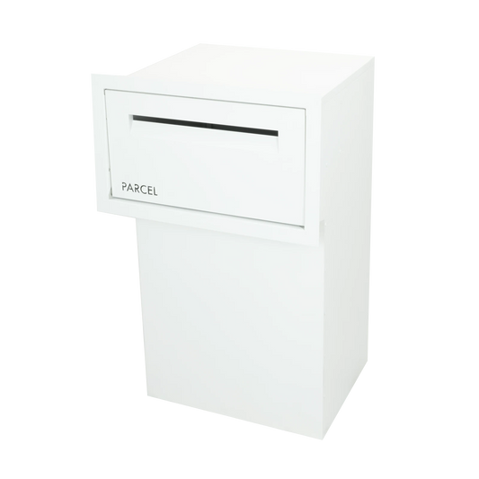 Sandleford 86cm White Matte Parcel Letterbox, Weather Resistant, Secure Locking
