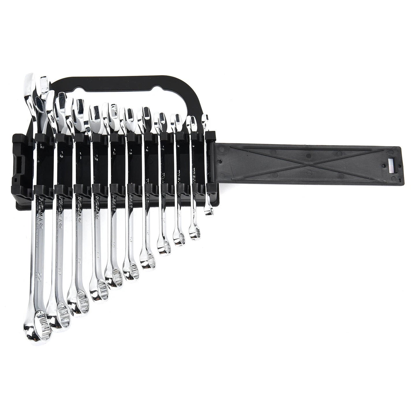 Trojan 11 Piece Metric Spanner Set, Chrome Vanadium, 12 Point Ring, Lifetime Warranty