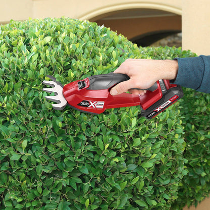 Ozito PXC 18V Cordless Grass Shear & Hedge Trimmer Kit with 2.5Ah Battery & Charger