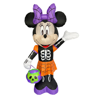 Disney 1.8m Inflatable Halloween Minnie with LED Lights for Indoor/Outdoor Use