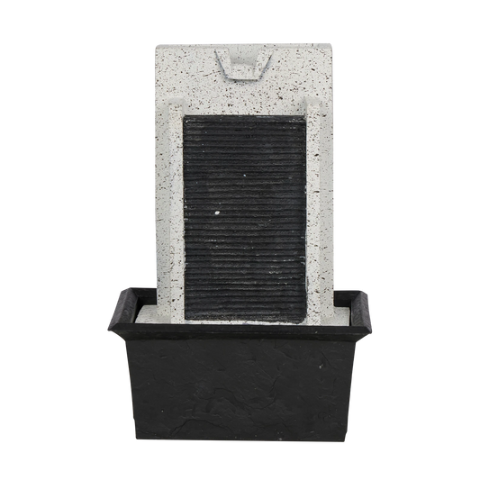 Northcote Pottery Ripple Falls Indoor Water Feature with Light, 15x13x24cm