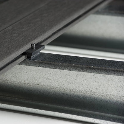 Ekodeck Quickfix 6mm Kit for Metal Joists - 100Lm, Fast Install, Concealed Fixing