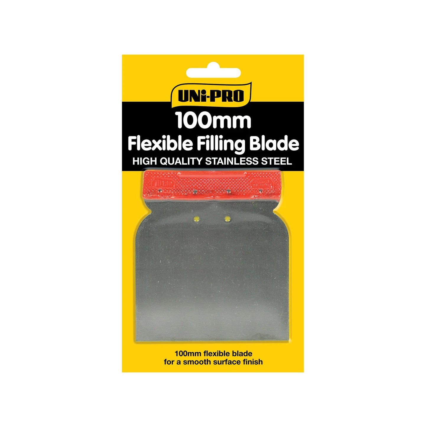 UNi-PRO 100mm Steel Flexible Filling Blade, Carbon Steel, Waterproof, Multi-Purpose Use