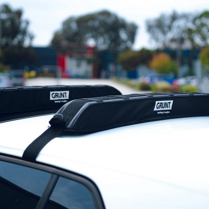 GRUNT 100cm Black Soft Roof Rack Cargo Protector Deluxe, Weatherproof, Easy Install