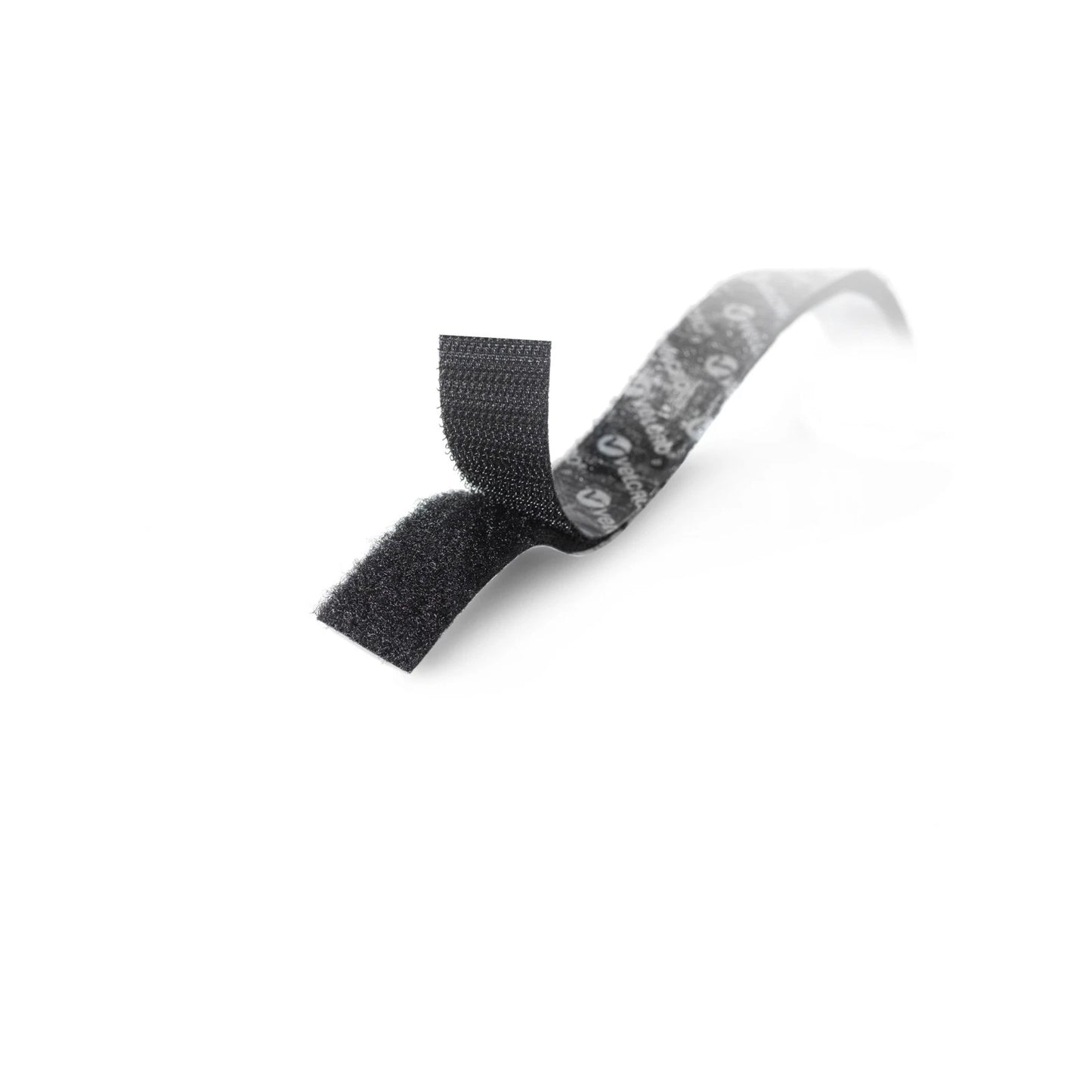 VELCRO® 25mm x 5m Black Stick On Hook Tape, Adhesive, Indoor Use, Durable Nylon