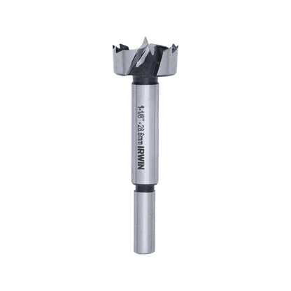 IRWIN Forstner Bit 1-1/8" 29mm - Precision Woodworking Drill Bit for Clean, Flat-Bottomed Holes