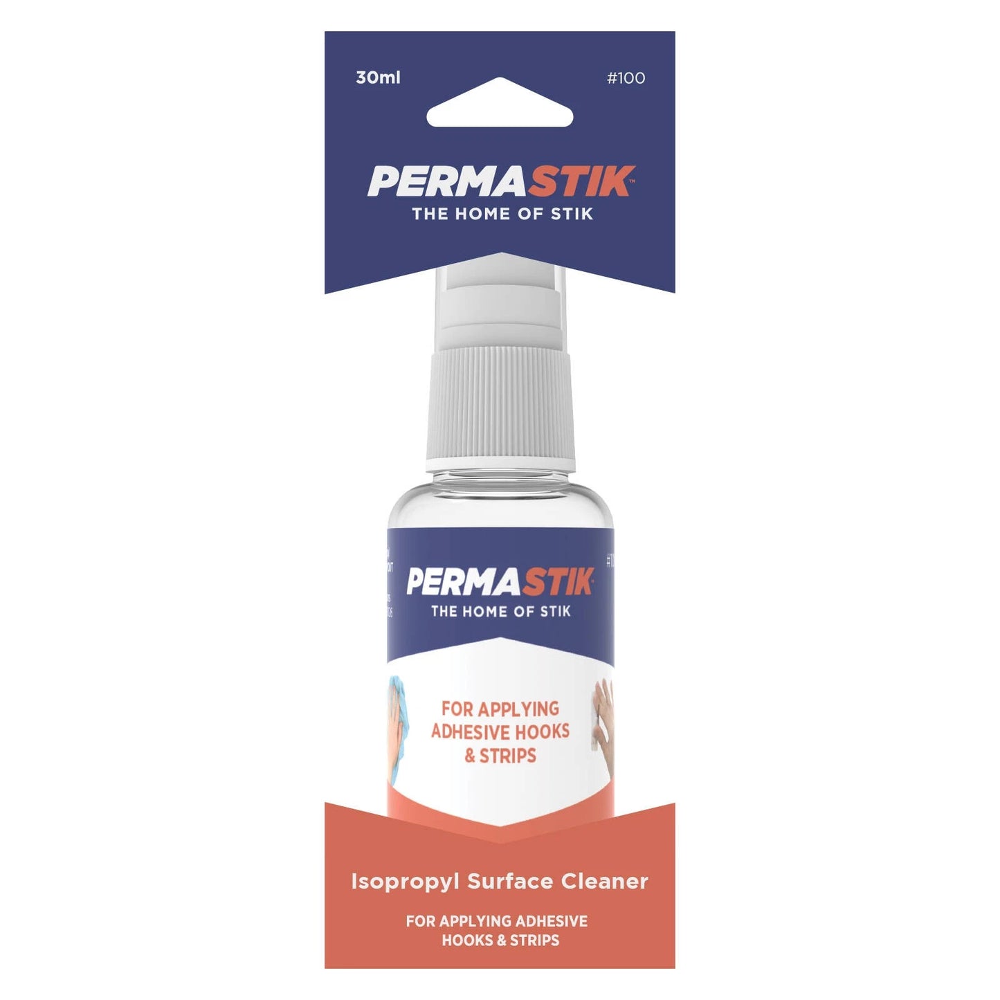 Permastik 30ml Isopropyl Surface Preparation Spray for Adhesive Hooks