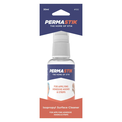 Permastik 30ml Isopropyl Surface Preparation Spray for Adhesive Hooks