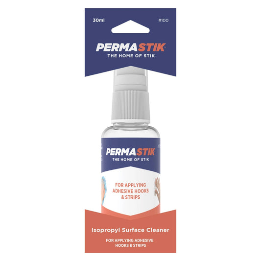 Permastik 30ml Isopropyl Surface Preparation Spray for Adhesive Hooks