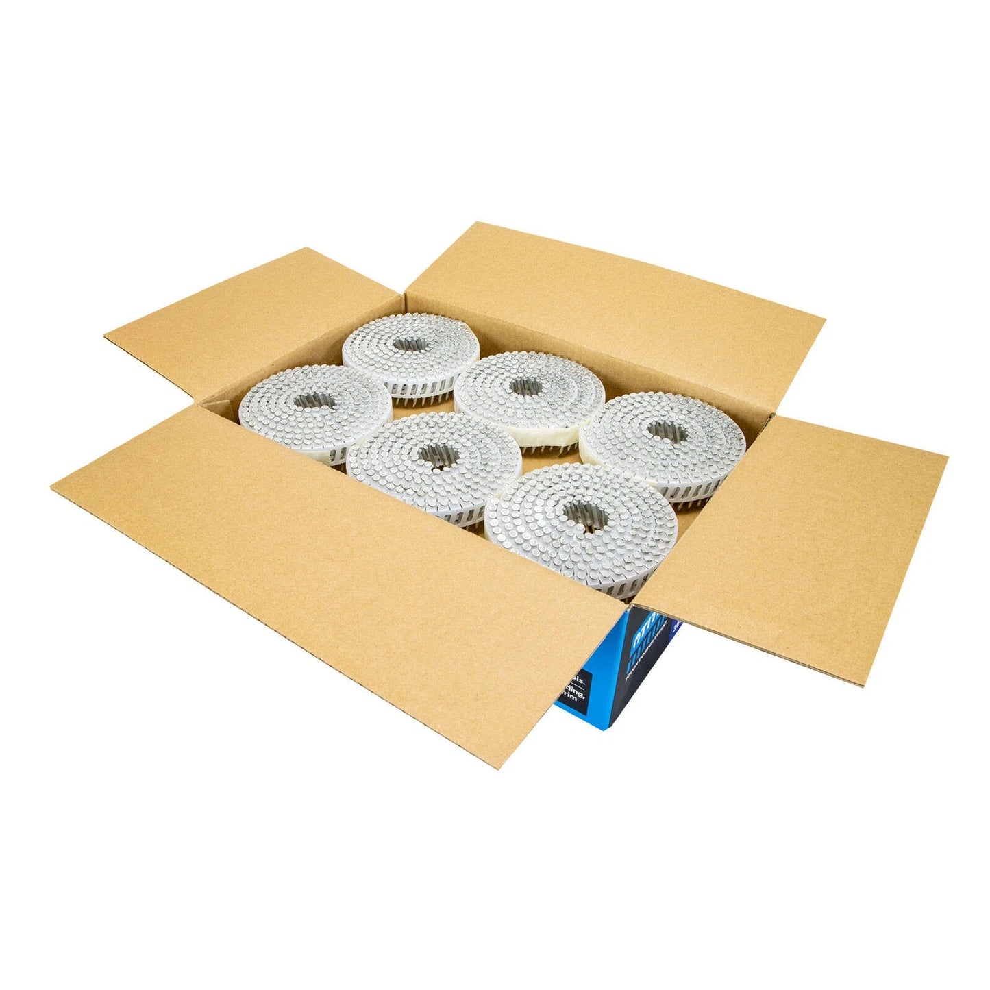 Titan 32x2.5mm Hardened Electro Galvanised Coil Nails 3600 Pack - Corrosion Resistant