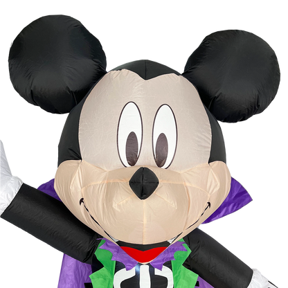 Disney 1.8m Inflatable Halloween Mickey Vampire with LED Lights for Indoor/Outdoor Use
