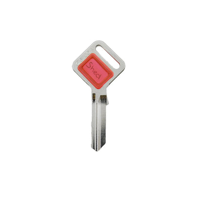 EHI Specialty Key TAGGY Red - Customizable Key Tag with Key Cutting Service