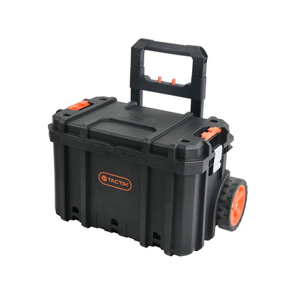 Tactix 3-in-1 Mobile Tool Storage System with Interlockable Design & All-Terrain Wheels