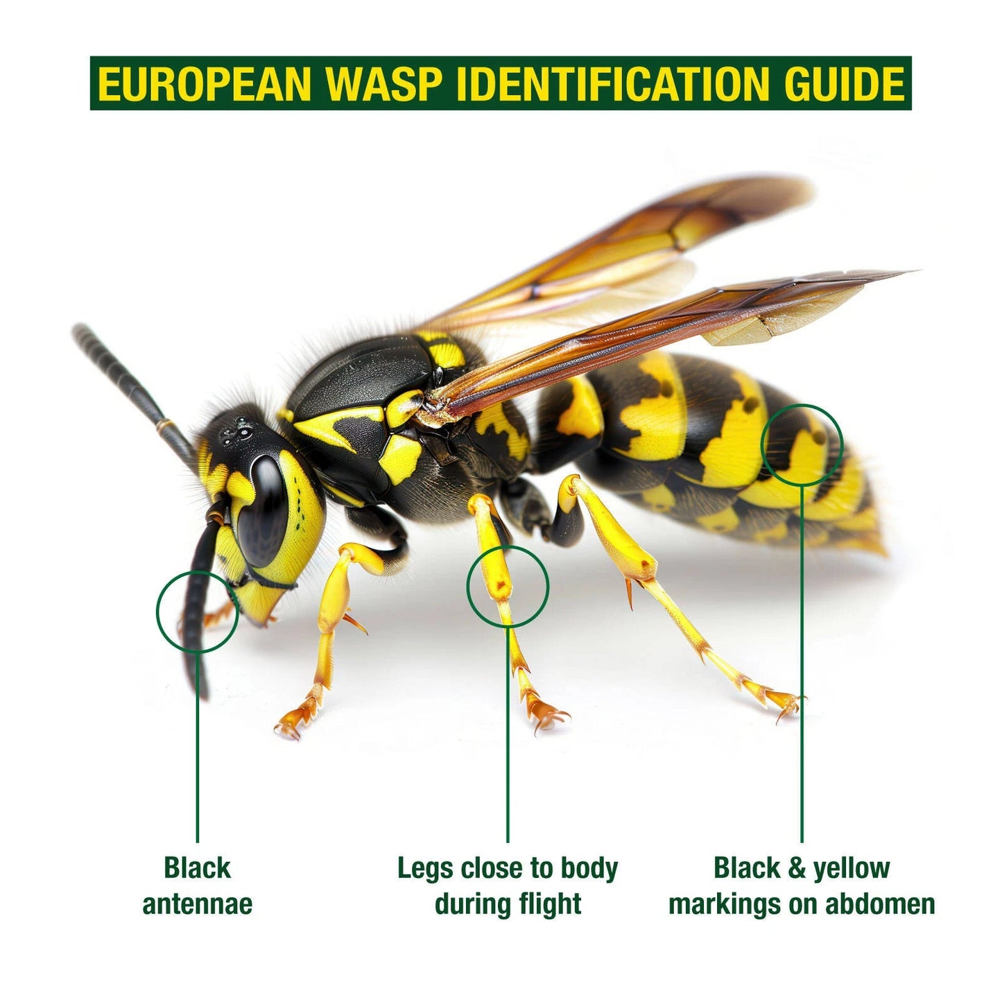 Envirosafe European Wasp Trap - Non-Toxic, Rapid Activation, Outdoor Use