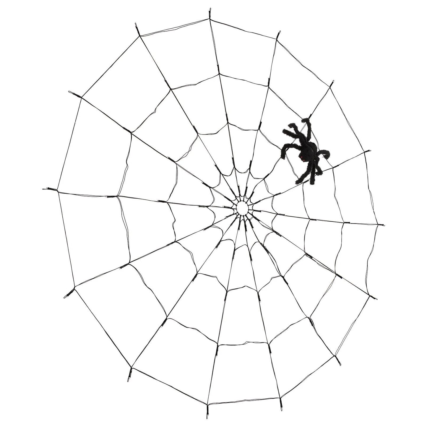 Arlec Spider Net Light 120cm USB Powered, 70 Warm White LEDs, 8 Modes, Indoor Decor