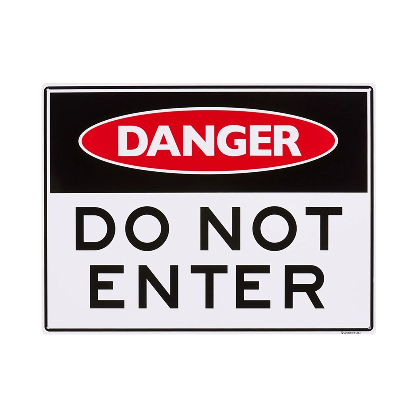 Sandleford Do Not Enter Sign 450x600mm, Durable Polypropylene, UV Resistant, Easy Install