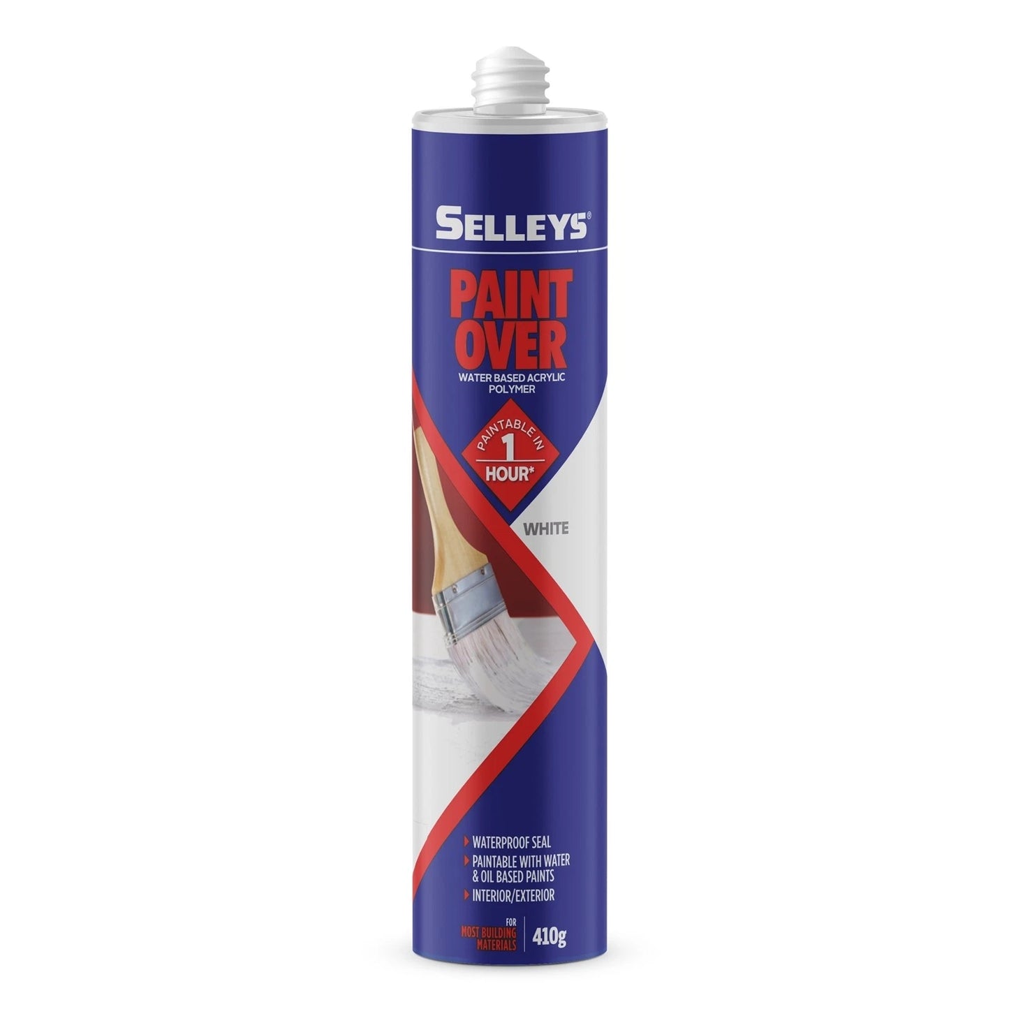 Selleys 410g Paintable Sealant White - Waterproof, Flexible, Indoor/Outdoor Use