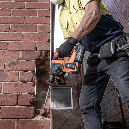 AEG 18V FUSION SDS+ Rotary Hammer Drill, 2.5J Impact, 3-Mode, Brushless Motor