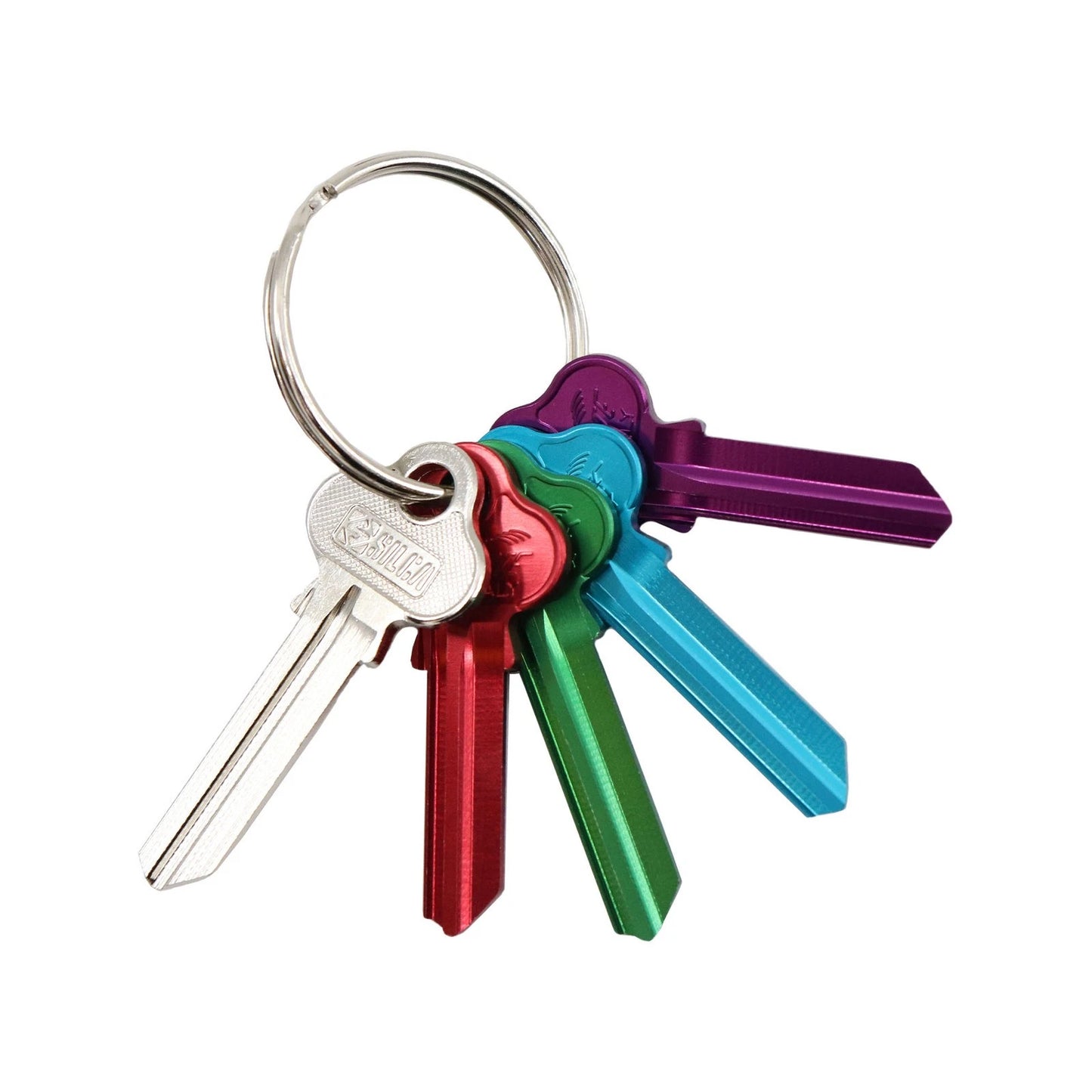EHI Blue Blank Key LW4 - Durable Aluminium Titanium Alloy, Stylish Colours, Key Cutting Service