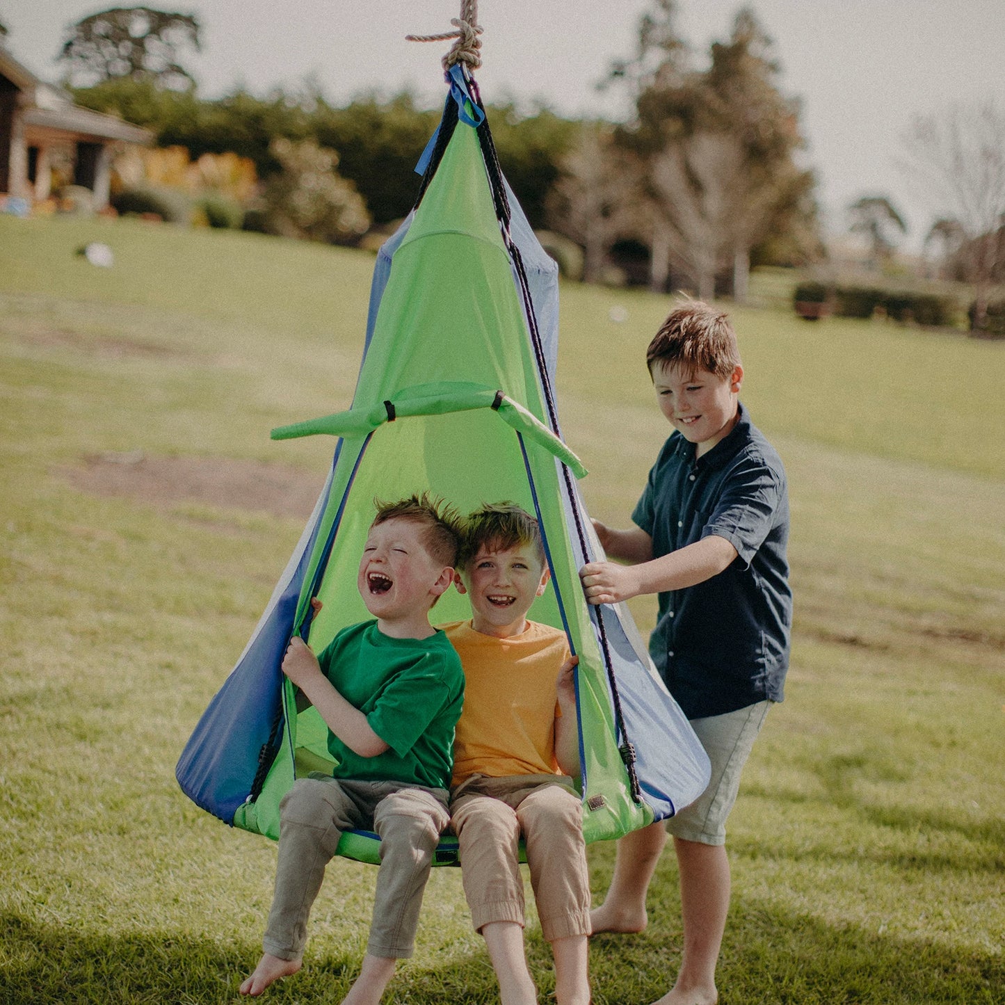 Swing Slide Climb Tent Net Swing - Multi-Functional Outdoor Play & Relaxation Set