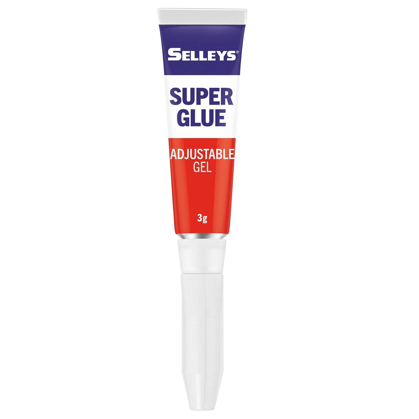 Selleys 3g Super Glue Adjustable Gel - Fast-Setting, Moisture Resistant, Clear Drying