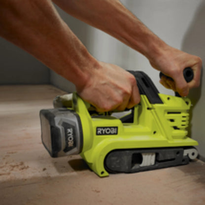 Ryobi 5-Piece Belt Sanding Set, 75mm x 533mm, Anti-Clog, 40/80 Grit Belts