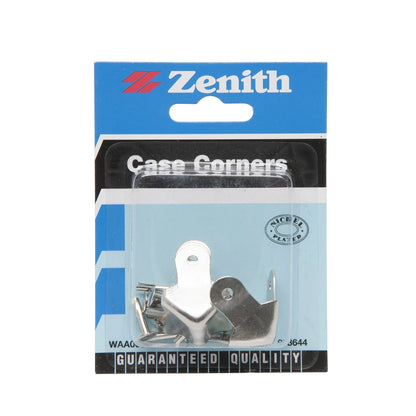 Zenith Nickel Plated Suitcase Corners 4 Pack - Durable, Stylish, Easy Install