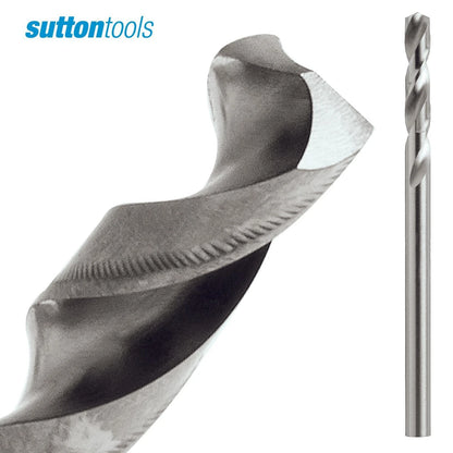 Sutton Tools 1/8" HSS Panel Drill Bit 2 Pack - Self-Centering, Shallow Flute, Versatile Use