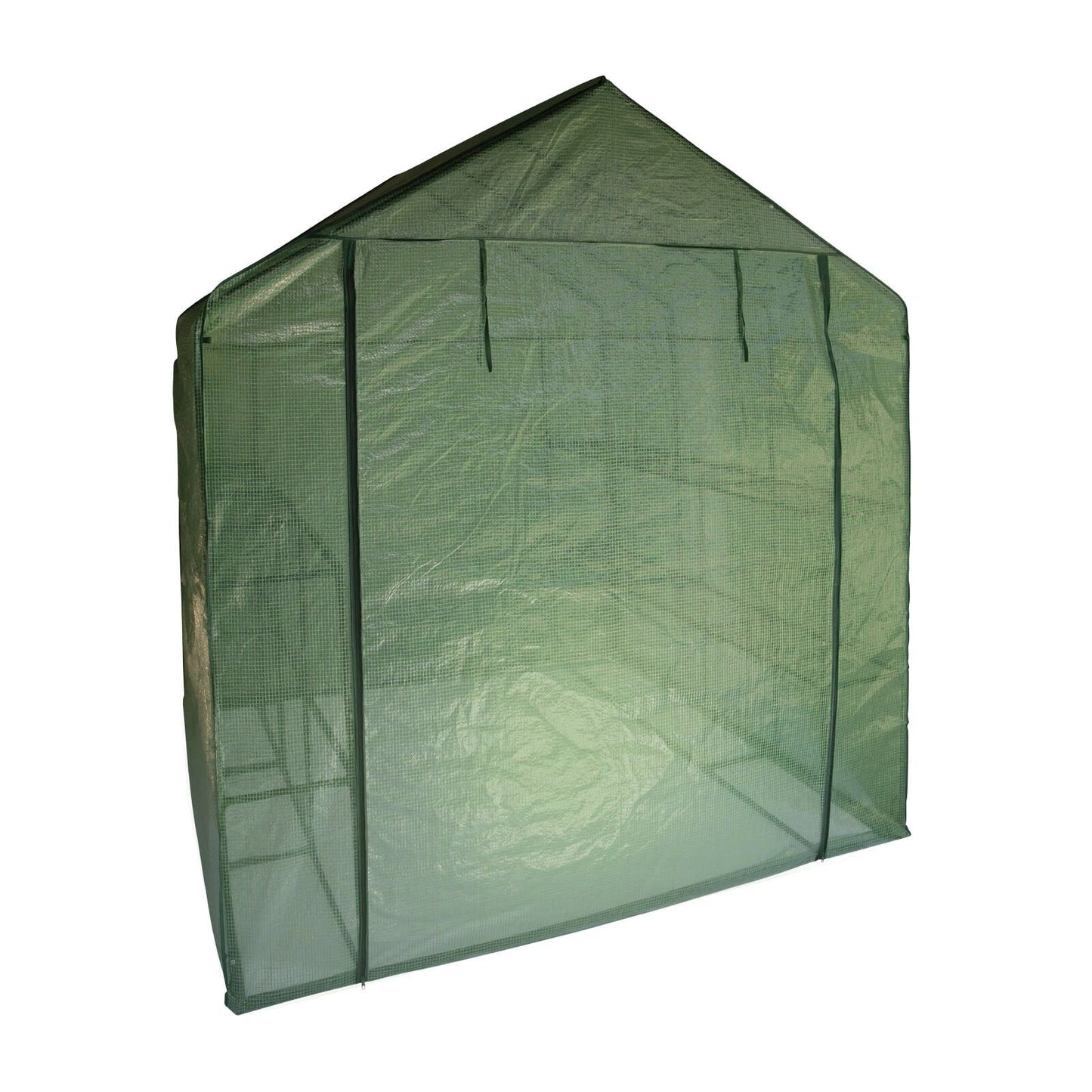 Saxon Large Walk-In Greenhouse 200x200x220cm with Removable Cover & Easy Assembly