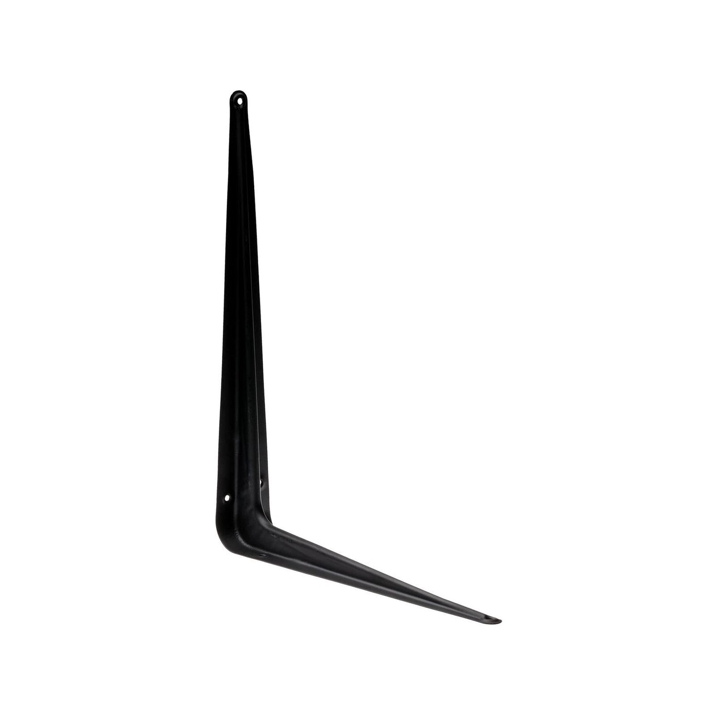 Zenith Matte Black London Bracket 350x300mm, Steel, Indoor Use, Light Duty