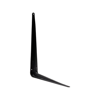 Zenith Matte Black London Bracket 350x300mm, Steel, Indoor Use, Light Duty