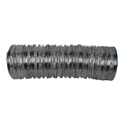 Builders Edge 150mm x 3m Flexible Duct, Aluminium, UL 181 Flame Test, AS4254 Compliant