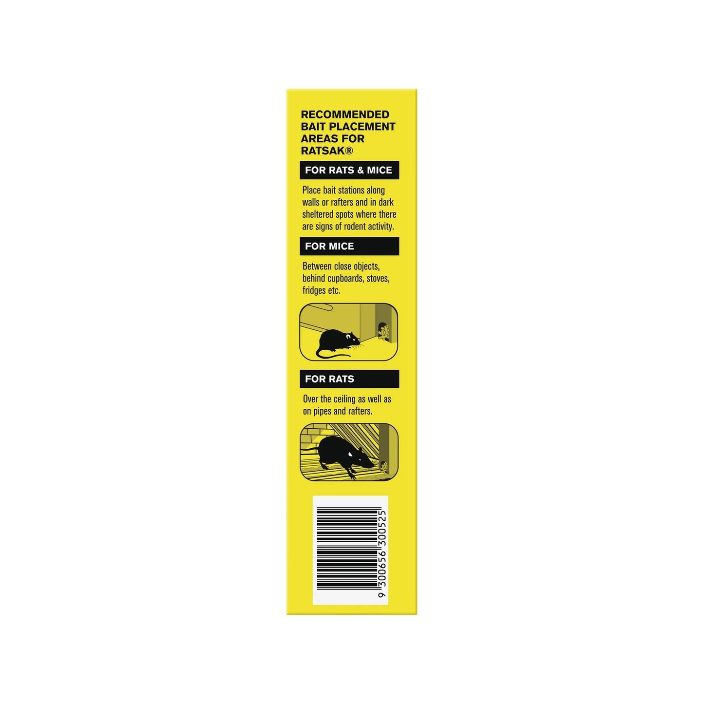 Ratsak 1kg Double Strength Bait Station - Safe Indoor Rodent Control with Warfarin