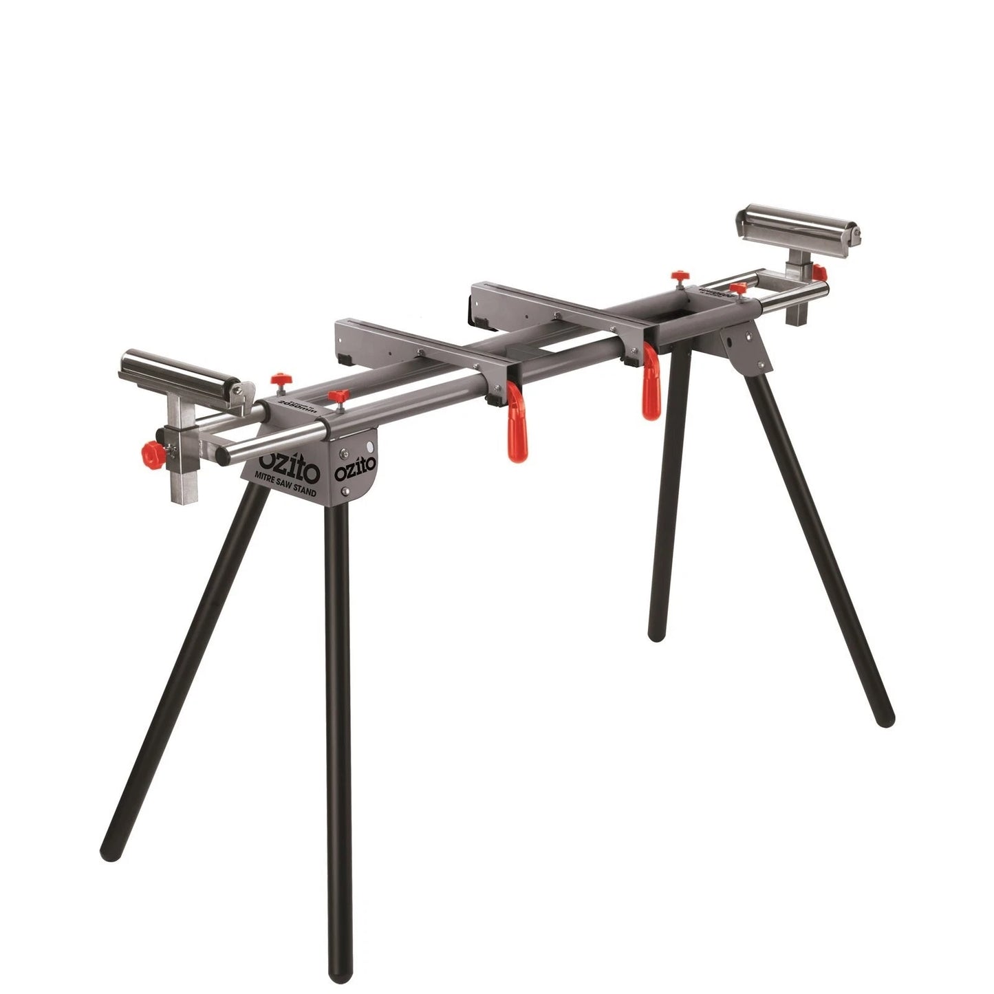 Ozito Mitre Saw Stand, All-Steel, Tool-Free Assembly, Folding Legs, 150kg Capacity
