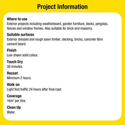 Cabot's 2L Indian Red Timbercolour Deck & Exterior Paint, UV & Mould Resistant