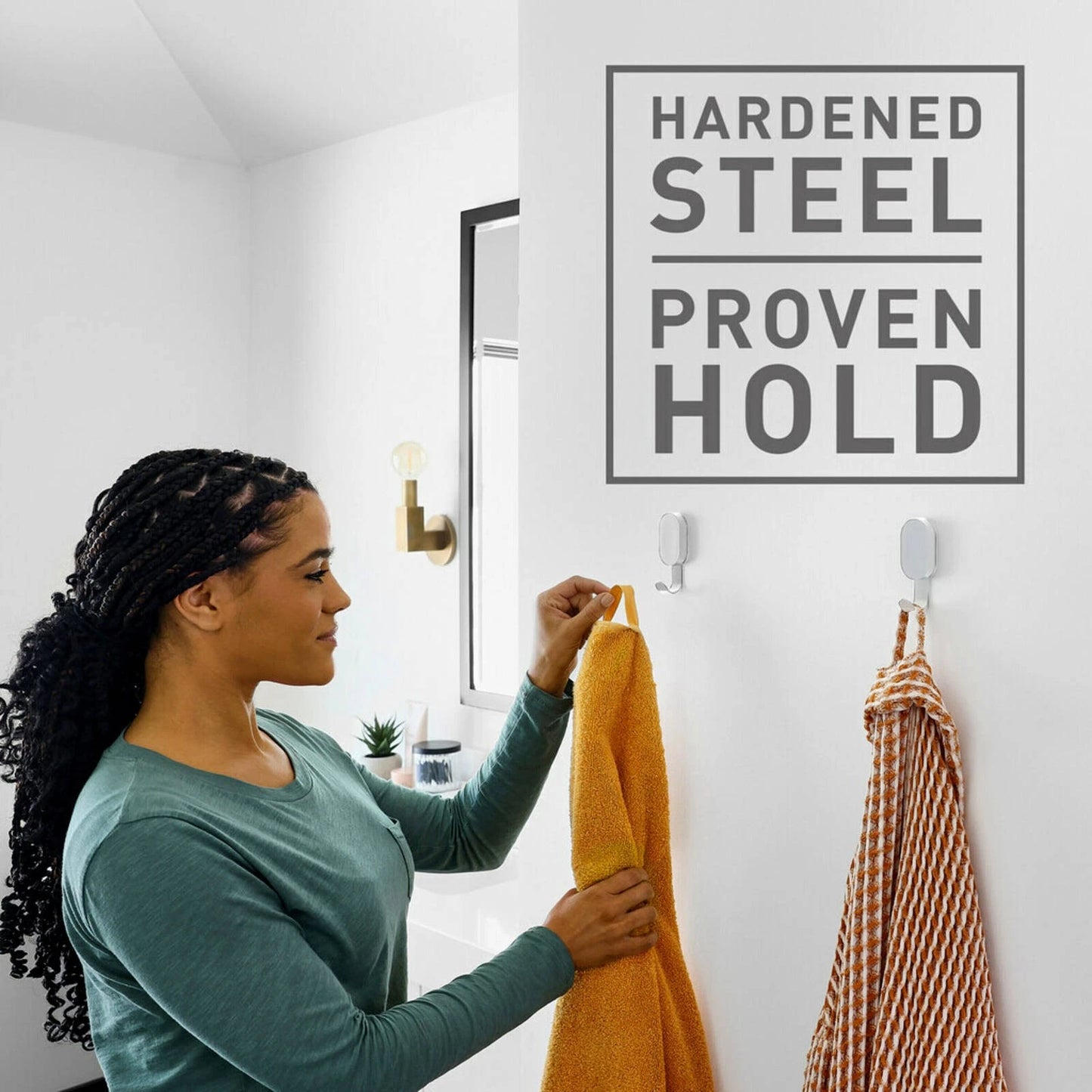 3M Silver CLAW 7kg Plasterboard Wall Hook - Heavy-Duty, Easy Install, Secure Hold