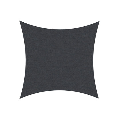 Coolaroo 3.6m Square HeatShield Shade Sail, Peppercorn, UV Protection, Durable HDPE Fabric