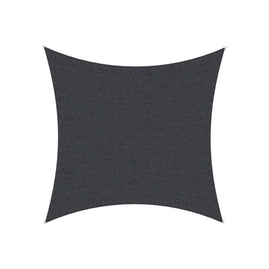 Coolaroo 3.6m Square HeatShield Shade Sail, Peppercorn, UV Protection, Durable HDPE Fabric