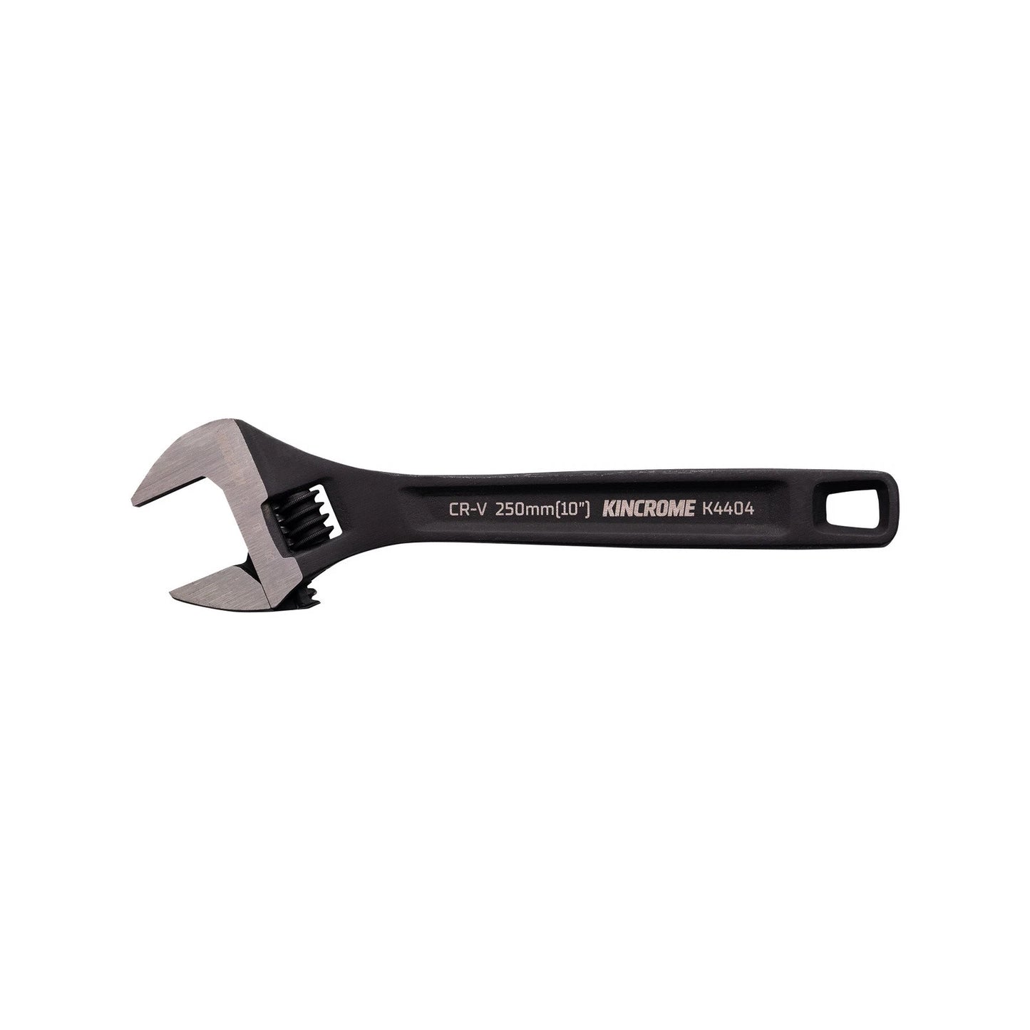 Kincrome Adjustable Wrench 250mm, 28mm Jaw, Black Phosphate, CR-V Steel