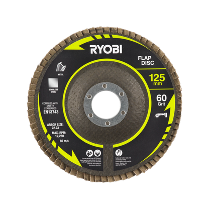 Ryobi 4 Piece 125mm Metal Cutting & Grinding Set for Angle Grinders