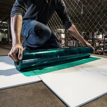 Builders Edge 70.3cm x 61m Hard Surface Protection Film, Liquid Barrier, Anti-Slip, 60 Micron