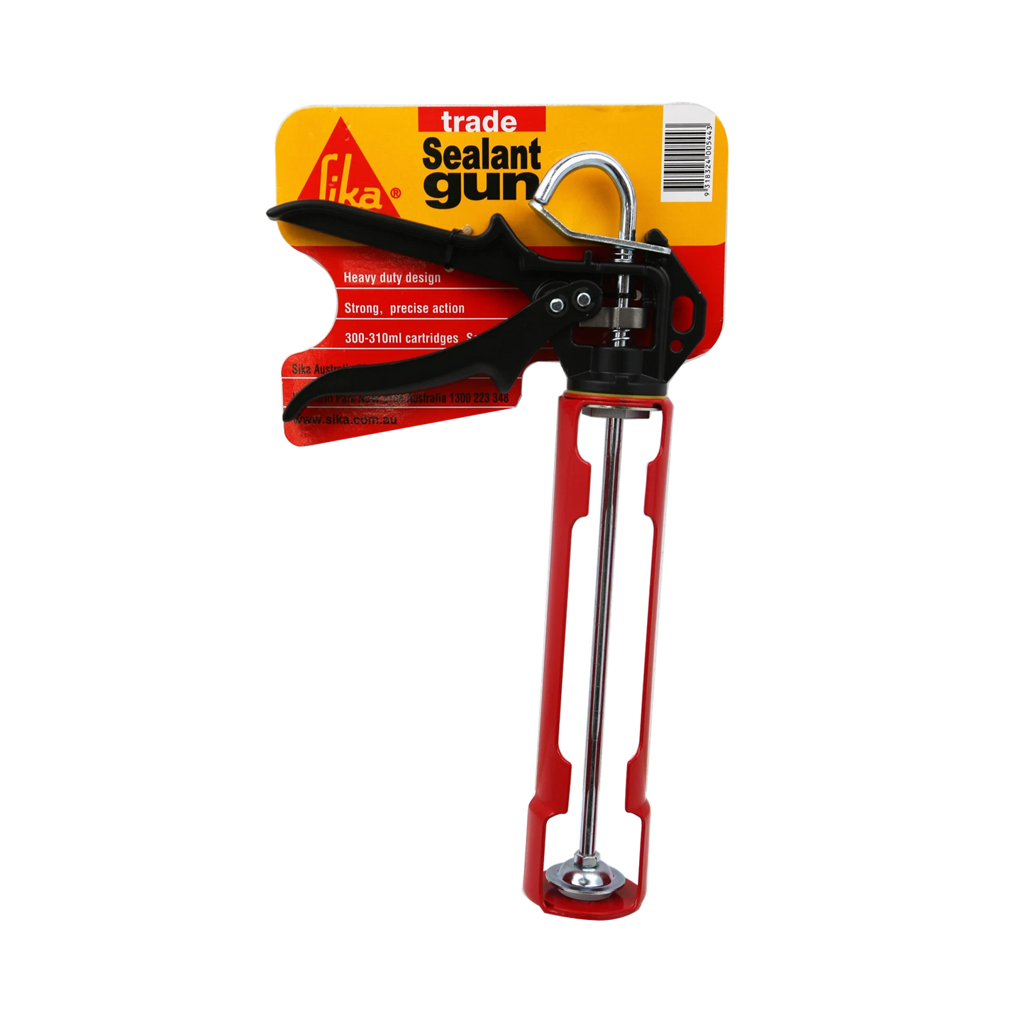 Sika WT-215 Trade Caulking Gun, Professional-Grade, Metal, Swivel Frame, 300ml-310ml Compatible