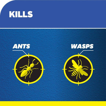 Yates 350g Ant & Wasp Killer Dust - Fast-Acting Outdoor Pest Control, Easy Puffer Application