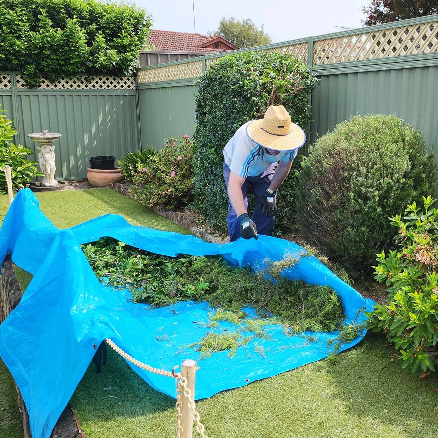 Jack Medium Duty Tarpaulin 1.8x2.4m - Durable, UV & Water Resistant Cover