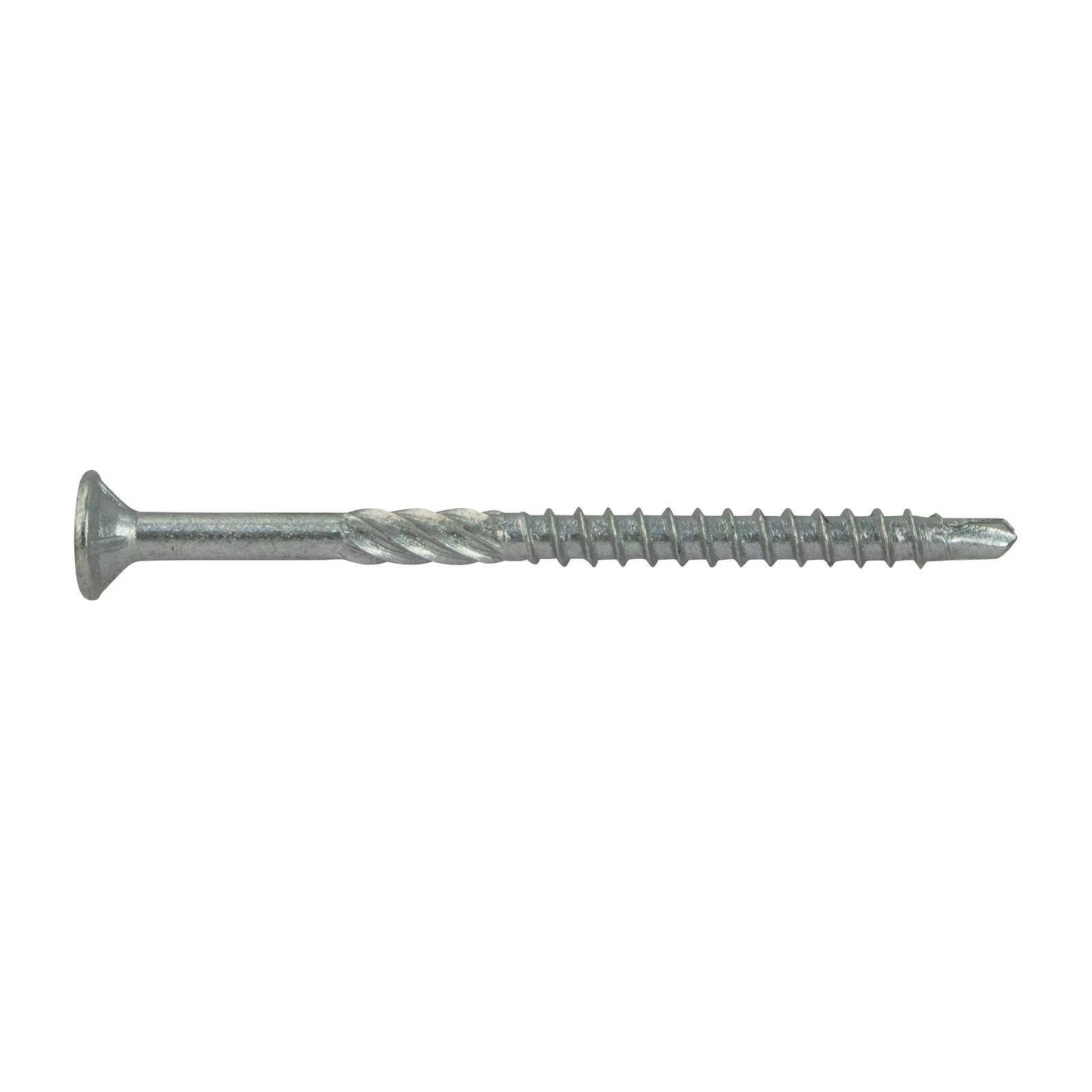 ZENITH 14G Galvanised Bugle Batten Screws 8x100mm 500 Pack - TORX 30, Twin Cut, Outdoor Use
