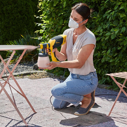 Wagner W350 Wood & Metal Paint Sprayer, 550W, Adjustable Flow, HVLP, 800ml Reservoir