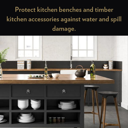 Feast Watson Kitchen Timber Oil 250ml - Easy Application, Fast Drying, Deep Penetration