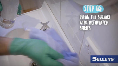 Selleys No Mould Resistant Silicone Sealant White 290ml - Waterproof, Quick Cure, Indoor Use