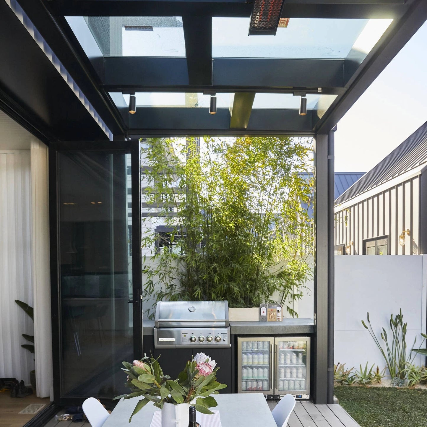 HEATSTRIP 2400W Outdoor Electric Infra-Red Heater with Adjustable Heat & Remote Control